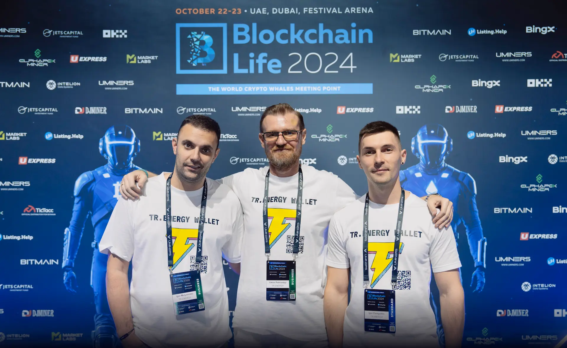 The tr.energy team on the blockchain in 2024